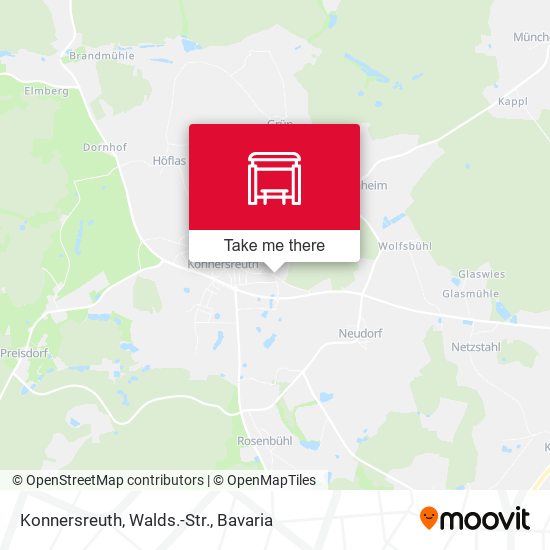 Konnersreuth, Walds.-Str. map
