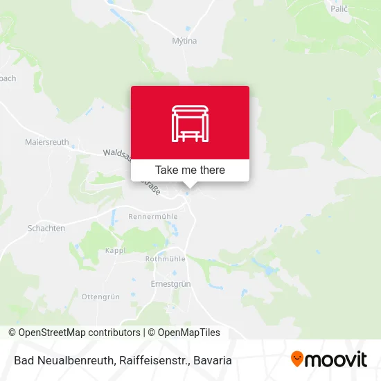 Карта Bad Neualbenreuth, Raiffeisenstr.