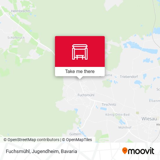 Fuchsmühl, Jugendheim map