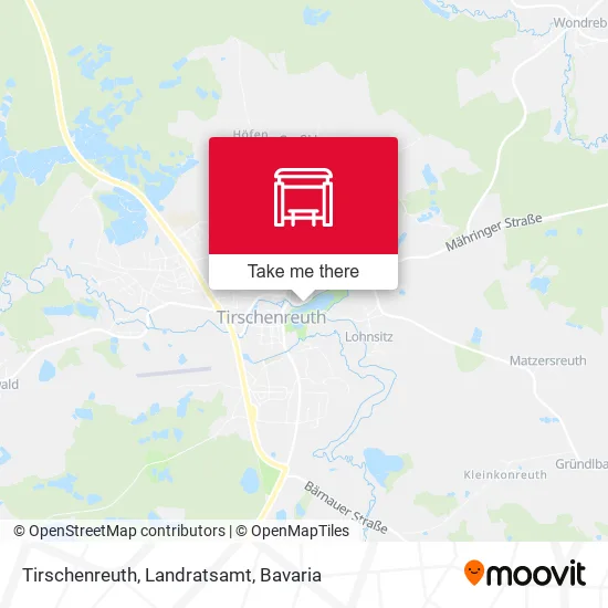 Карта Tirschenreuth, Landratsamt