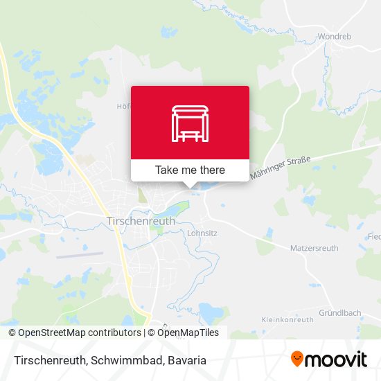 Tirschenreuth, Schwimmbad map