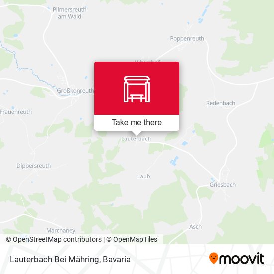 Lauterbach Bei Mähring map
