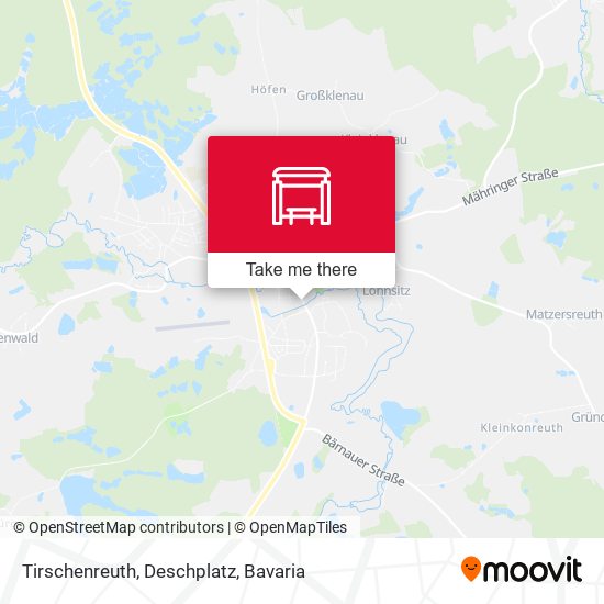 Tirschenreuth, Deschplatz map
