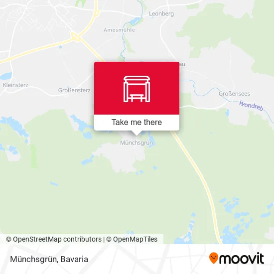 Карта Münchsgrün