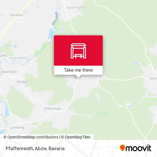 Карта Pfaffenreuth, Abzw