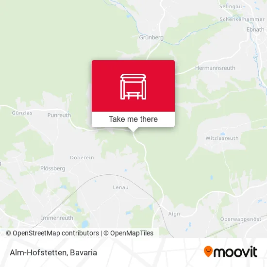 Карта Alm-Hofstetten