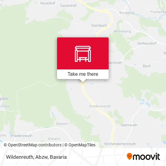 Карта Wildenreuth, Abzw