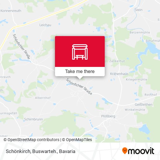 Schönkirch, Buswarteh. map