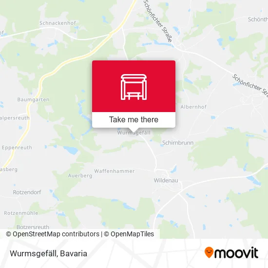 Карта Wurmsgefäll