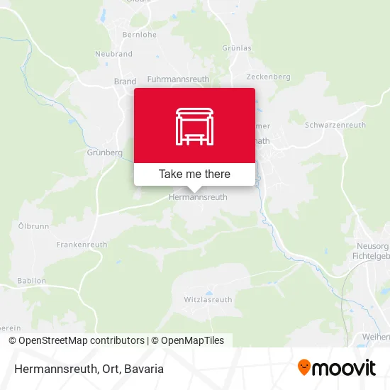 Карта Hermannsreuth, Ort