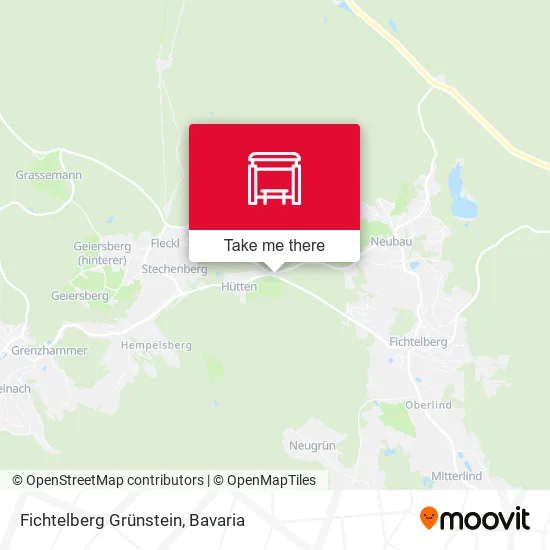 Карта Fichtelberg Grünstein