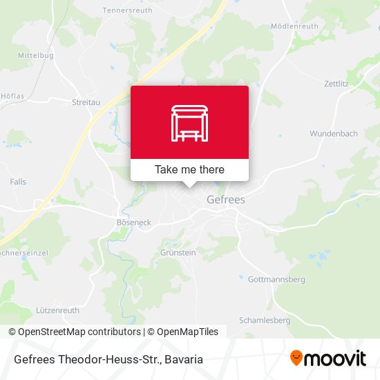 Gefrees Theodor-Heuss-Str. map