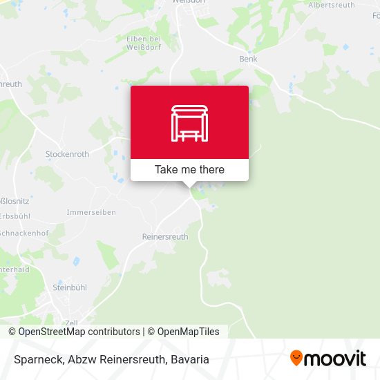 Sparneck, Abzw Reinersreuth map