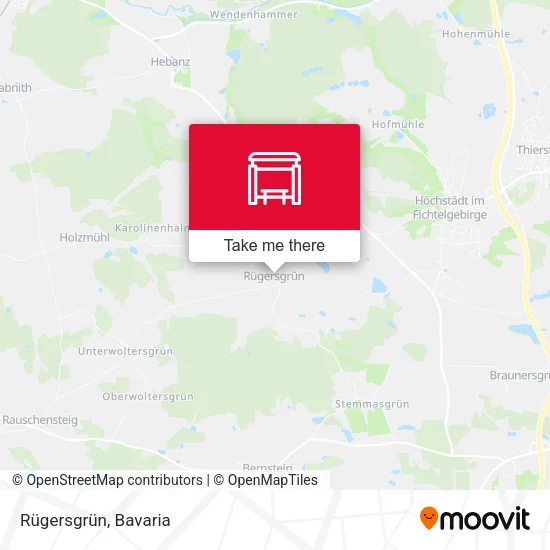 Карта Rügersgrün