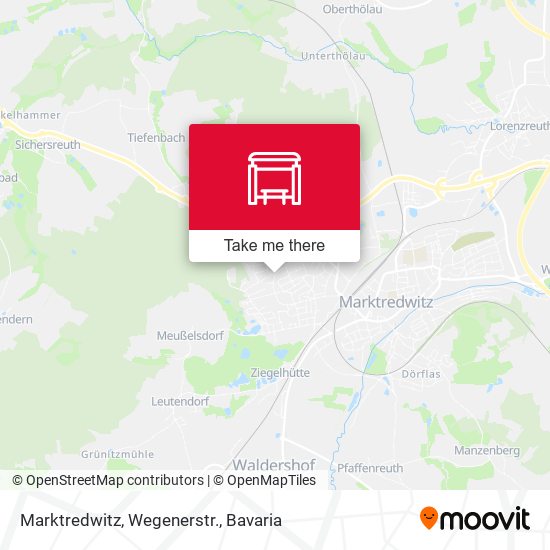 Marktredwitz, Wegenerstr. map