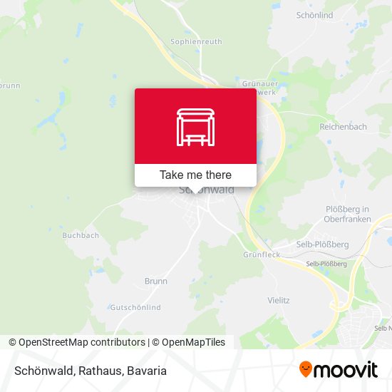 Schönwald, Rathaus map