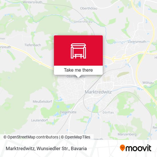Marktredwitz, Wunsiedler Str. map