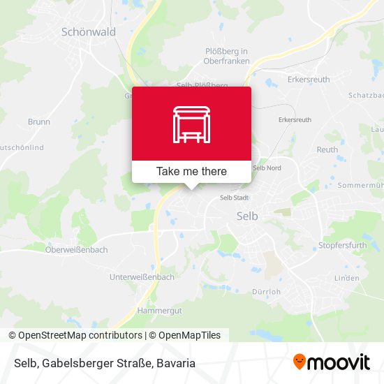 Selb, Gabelsberger Straße map