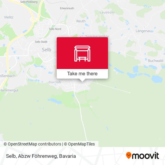 Selb, Abzw Föhrenweg map