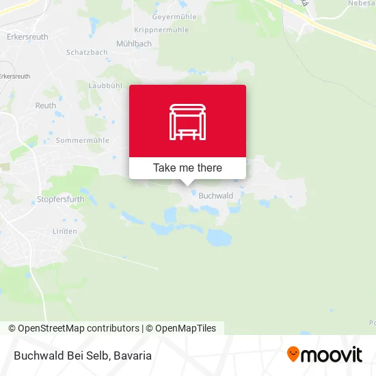 Карта Buchwald Bei Selb