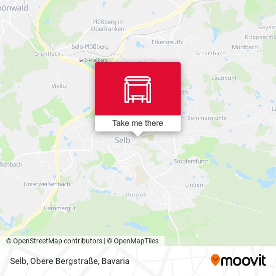 Selb, Obere Bergstraße map