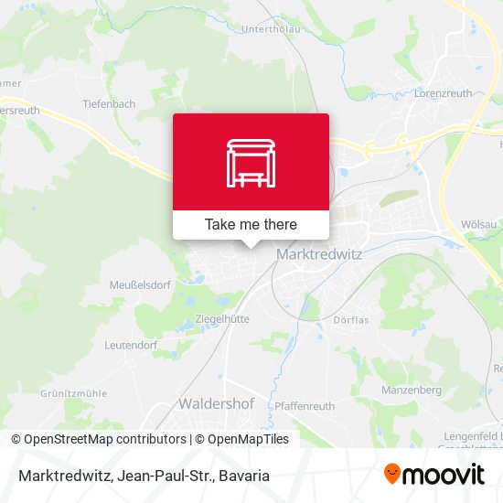 Marktredwitz, Jean-Paul-Str. map