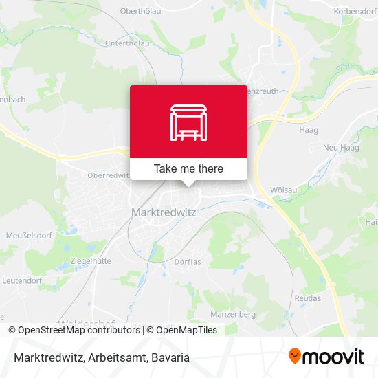 Marktredwitz, Arbeitsamt map