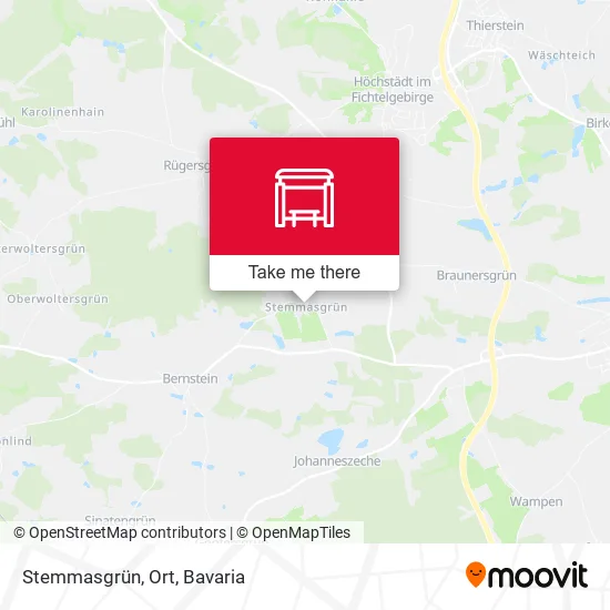Карта Stemmasgrün, Ort