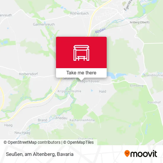 Карта Seußen, am Altenberg