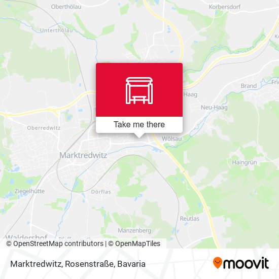 Marktredwitz, Rosenstraße map