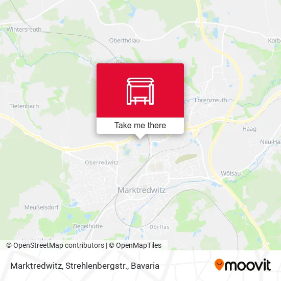 Карта Marktredwitz, Strehlenbergstr.