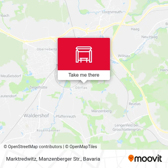 Marktredwitz, Manzenberger Str. map