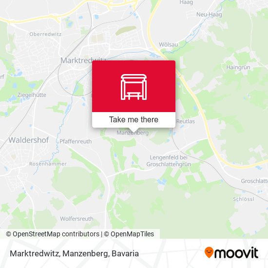 Marktredwitz, Manzenberg map