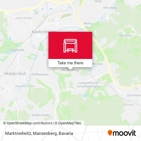 Карта Marktredwitz, Manzenberg