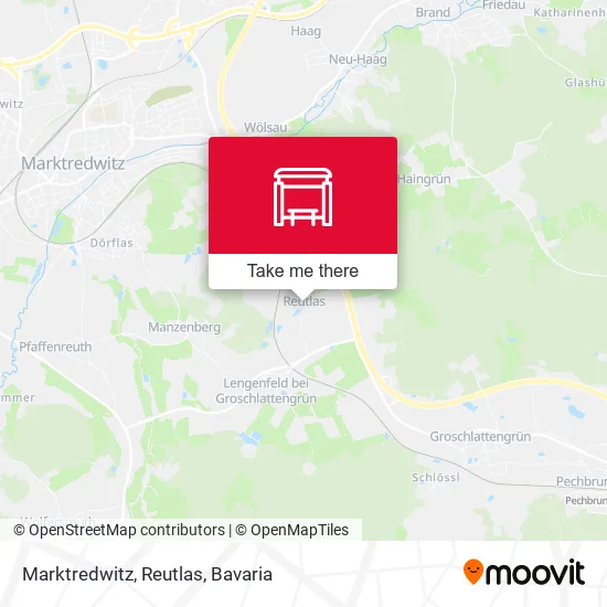 Карта Marktredwitz, Reutlas