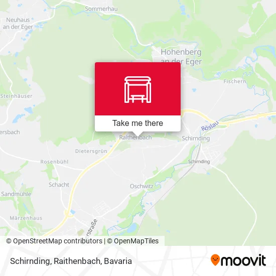 Карта Schirnding, Raithenbach