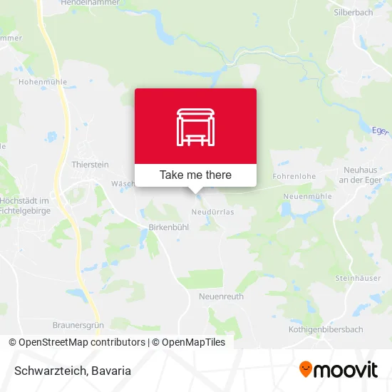 Карта Schwarzteich