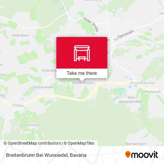 Breitenbrunn Bei Wunsiedel map