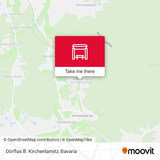 Dörflas B. Kirchenlamitz map