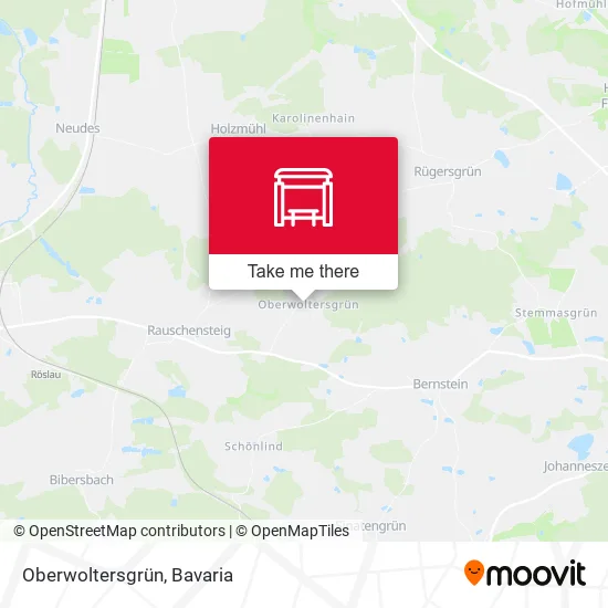 Карта Oberwoltersgrün