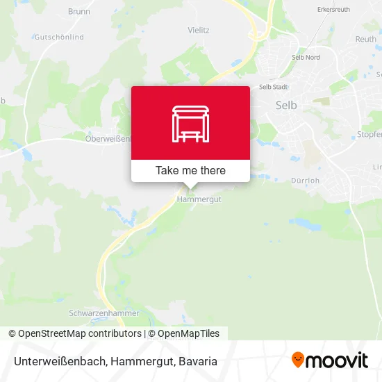 Карта Unterweißenbach, Hammergut