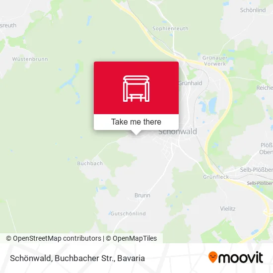 Карта Schönwald, Buchbacher Str.