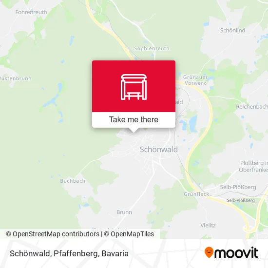 Карта Schönwald, Pfaffenberg