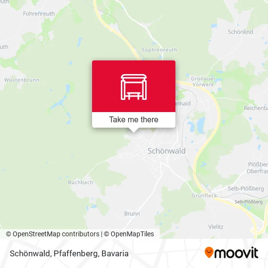 Карта Schönwald, Pfaffenberg