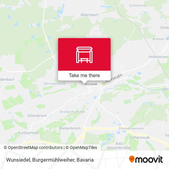 Wunsiedel, Burgermühlweiher map