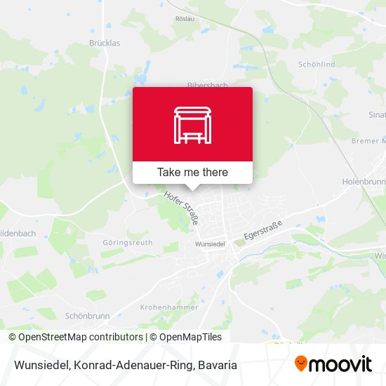 Wunsiedel, Konrad-Adenauer-Ring map