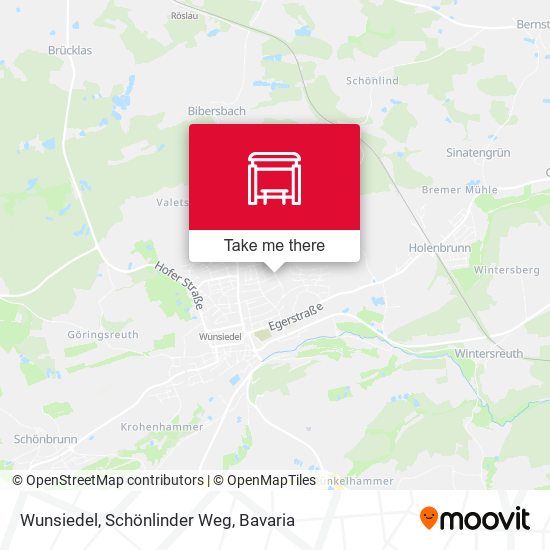 Wunsiedel, Schönlinder Weg map