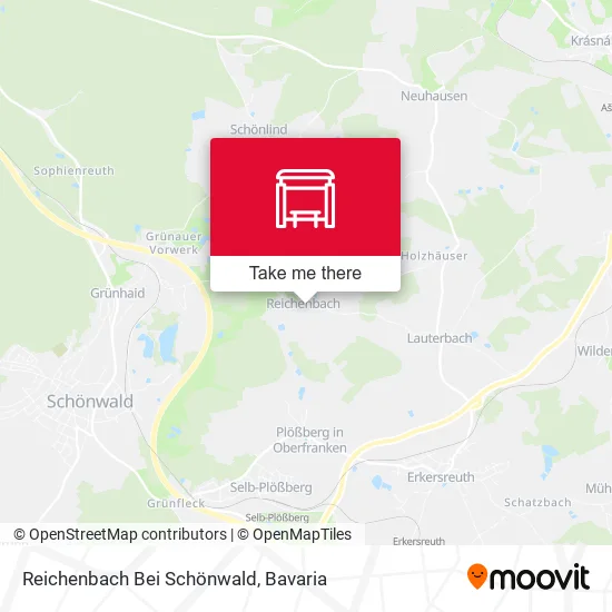 Карта Reichenbach Bei Schönwald