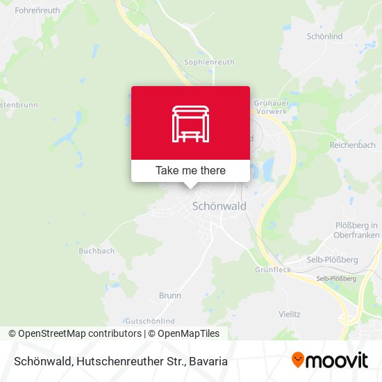 Schönwald, Hutschenreuther Str. map