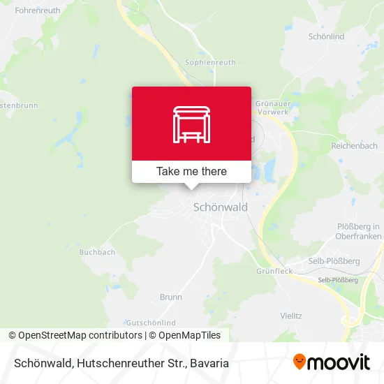 Карта Schönwald, Hutschenreuther Str.